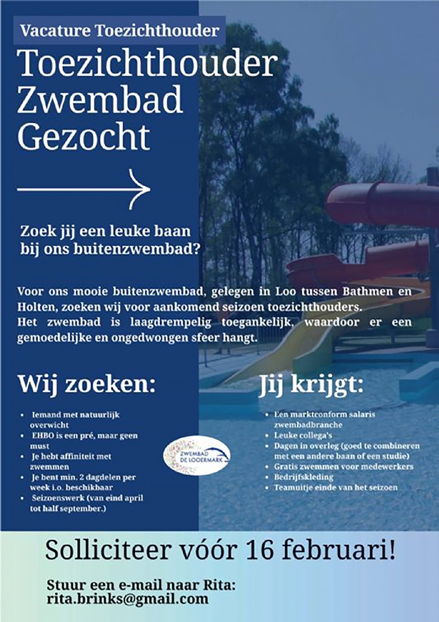 Vacature toezichthouder